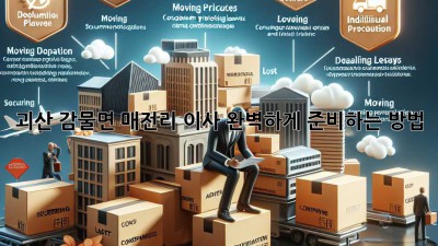 괴산 감물면 매전리 이사, 완벽하게 준비하는 방법!